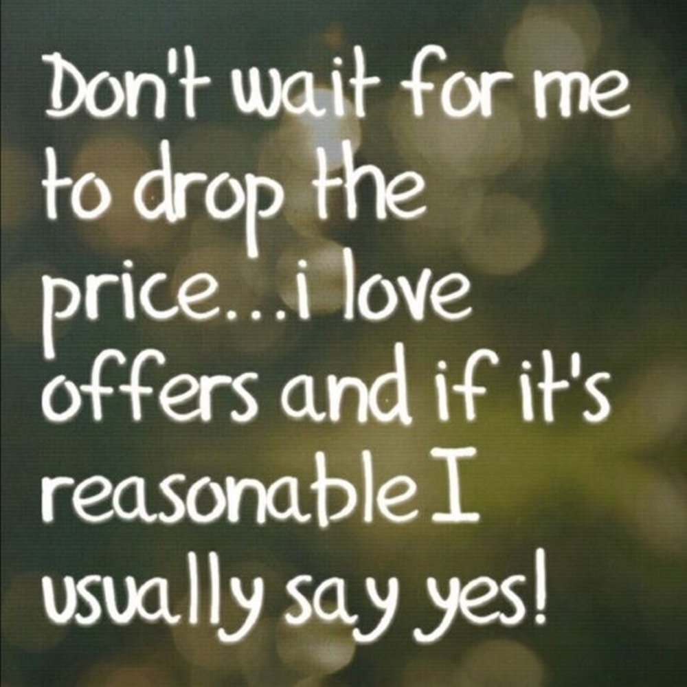 Make me an offer!